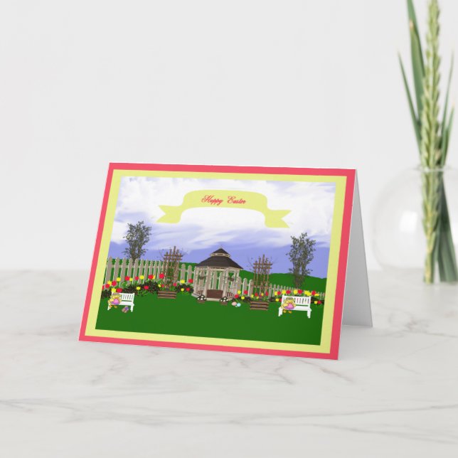 Cartão de páscoa com Gabezo (Frente)