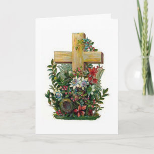 Cartão de Páscoa Cruzada Vitoriano