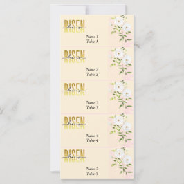 Cartão de Páscoa de Areia Religiosa Risen