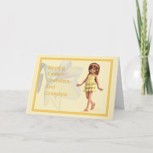 Cartão de páscoa para avós