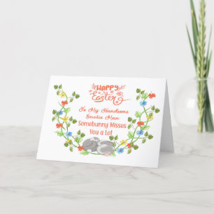 Cartão de páscoa para o seu homem no exército