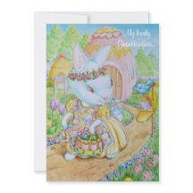 CARTÃO DE PÁSCOA PERSONALIZADO DE UMA AVÓ