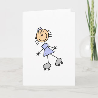 Cartão de Patinação do Cilindro