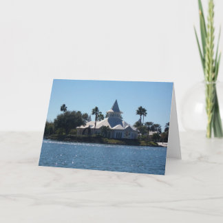 Cartão de Pavillion do casamento