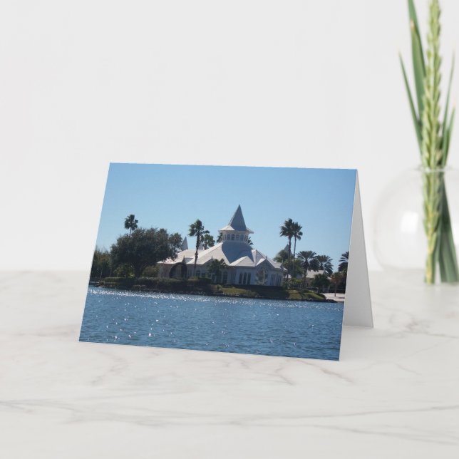 Cartão de Pavillion do casamento (Frente)