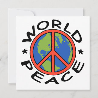 Cartão de Paz Mundial