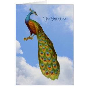 Cartão de Peacock Art