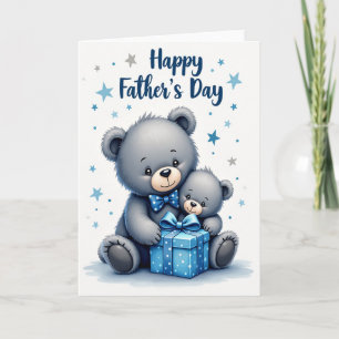 Cartão de Pelúcia Azure Gift para o Dia dos Pais