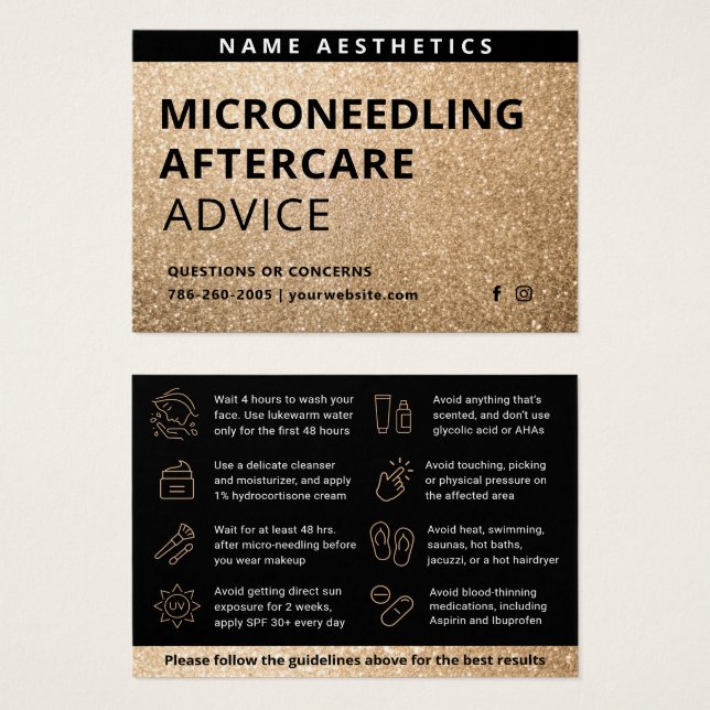 Cartão De Penhor Dermal Dourado Com Leitura Podero (Frente & Verso)