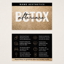 Cartão De Penhor Dermal Dourado Com Leitura Podero