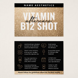 Cartão De Penhor Dermal Dourado Com Leitura Podero