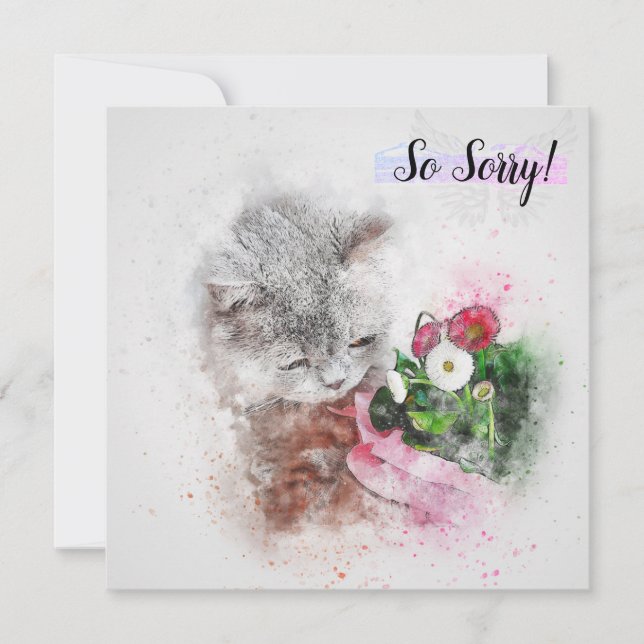 Cartão de Perda de um Gato de Estimação (Frente)