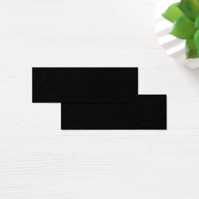 Cartão de Perfil Mini Preto (Mesa)