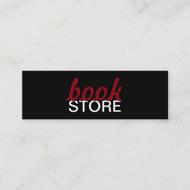 cartão de perfurador da livraria (Frente)