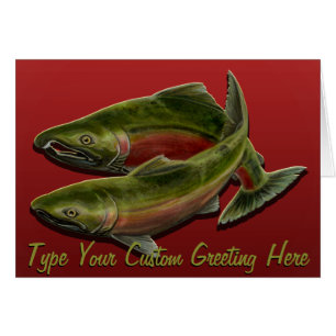 Cartão de Pesca BC Wildlife Cartões de Arte Salm