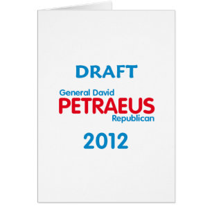 Cartão de PETRAEUS 2012