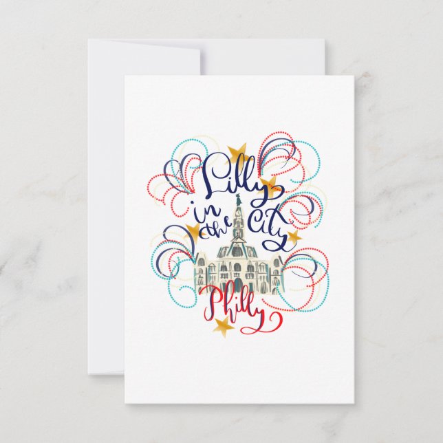 Cartão de Philadelphia (Frente)