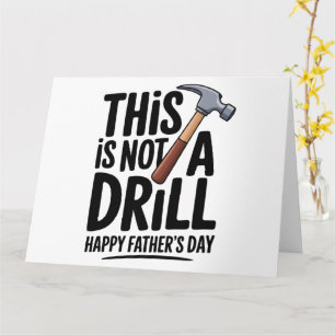 Cartão de Piada de Pai para o Dia dos Pais para Ma