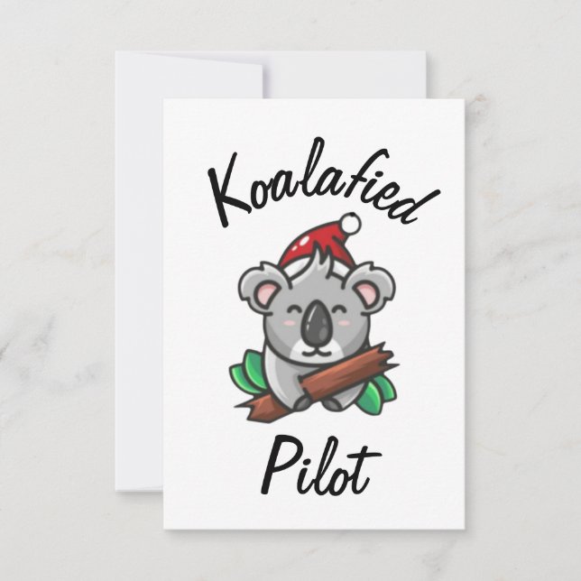 Cartão de Piloto Koalafied (Frente)