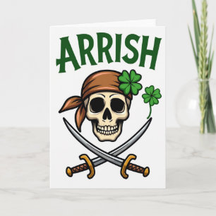 Cartão de Pirata Irlandês Arrish