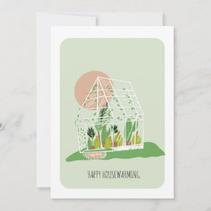 Cartão de Planta de Casa de Inverno Nova Casa