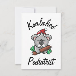 Cartão de Podiatra Koalafied