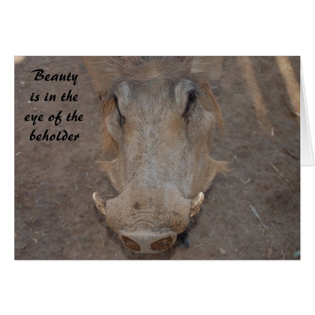 Cartão de porco sem cor (Frente Horizontal)