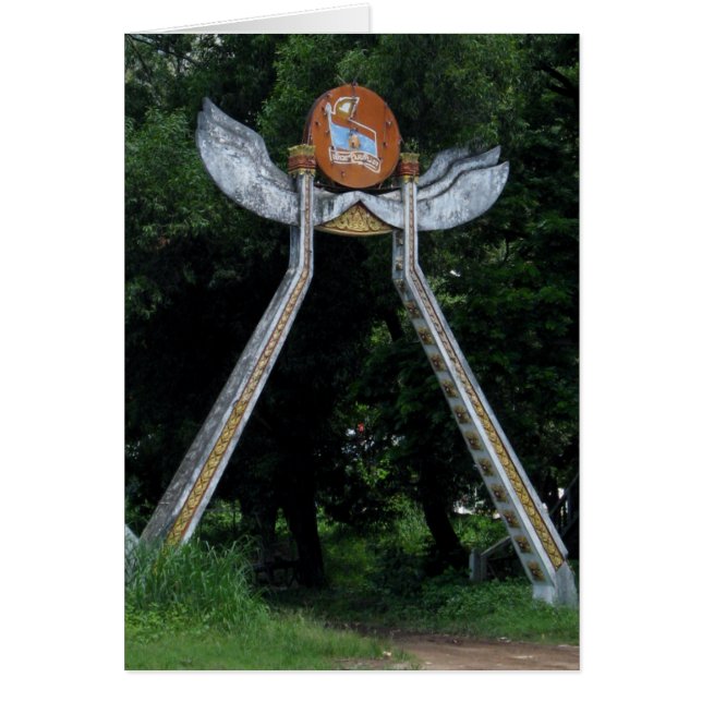 Cartão de Porta do Laos (Frente)