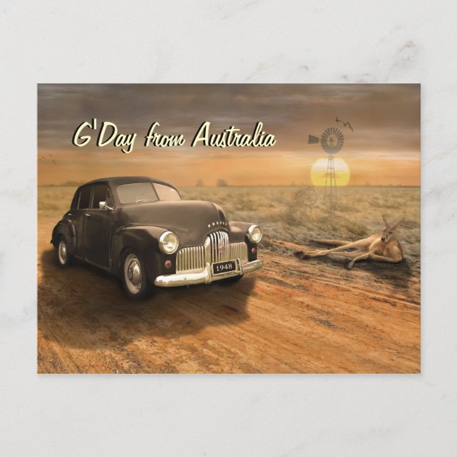 Cartão de Posto australiano (Frente)