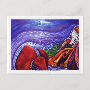 CARTÃO DE POSTO Blue Moon Over Chicago