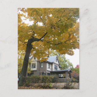 Cartão de posto da casa da fraternidade Queda