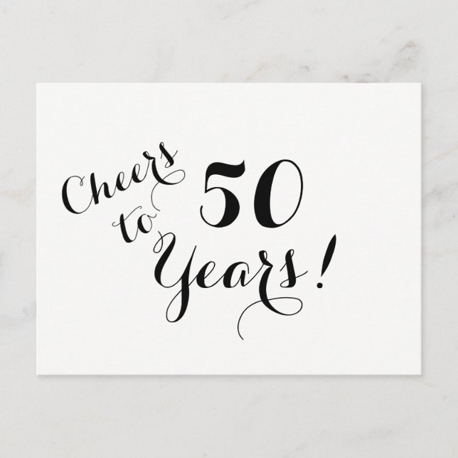 Cartão de Posto de 50 anos de apoio (Frente)