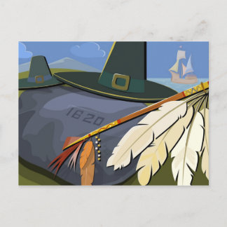 Cartão de Posto de Ação de Graças