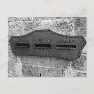 Cartão de Posto de Caixas de Posto Italianas