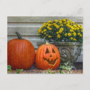 Cartão de Posto de Cena de outono