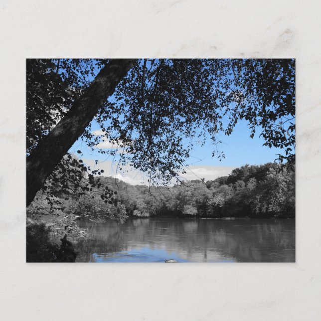 Cartão de Posto de Céu Azul e Lagos (Frente)