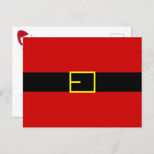 Cartão de Posto de Férias de papais noeis