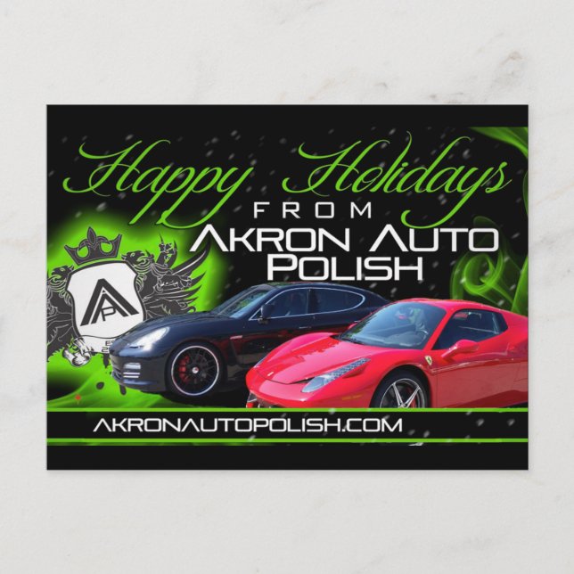 Cartão de Posto de Férias Feliz (Frente)