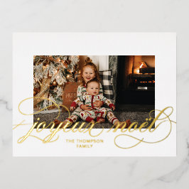 Cartão de Posto de Fotos de Natal do Roteiro do Fo