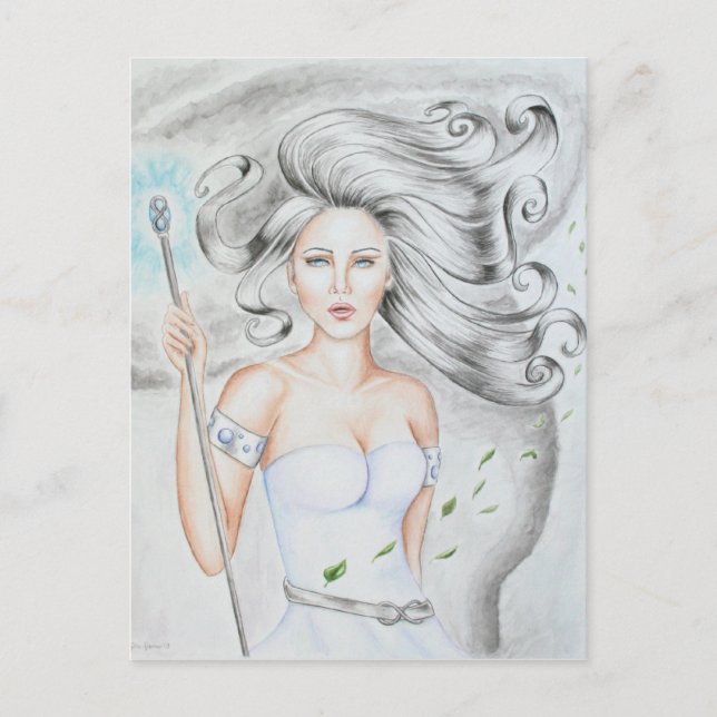 Cartão de posto Deusa Aérea (Frente)