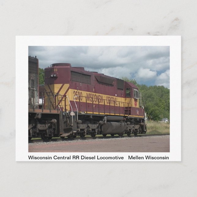 Cartão de Posto do trem. (Frente)