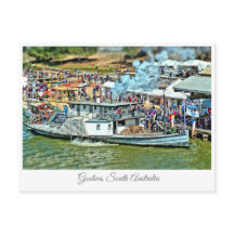 Cartão de Posto Goolwa - Festival de Barcos de Mad