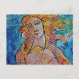 Cartão de posto horizontal de beleza eterna