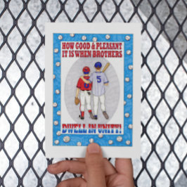 Cartão de Posto Inspiracional Brothers Unity