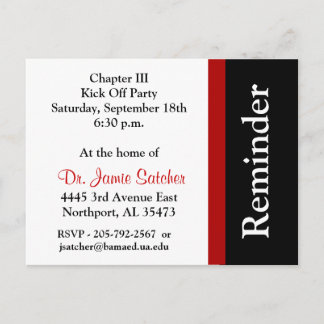 Cartão de Posto Lembrete5