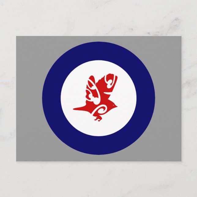 Cartão de posto NZ bird Silvereye TAHUHOU (Frente)