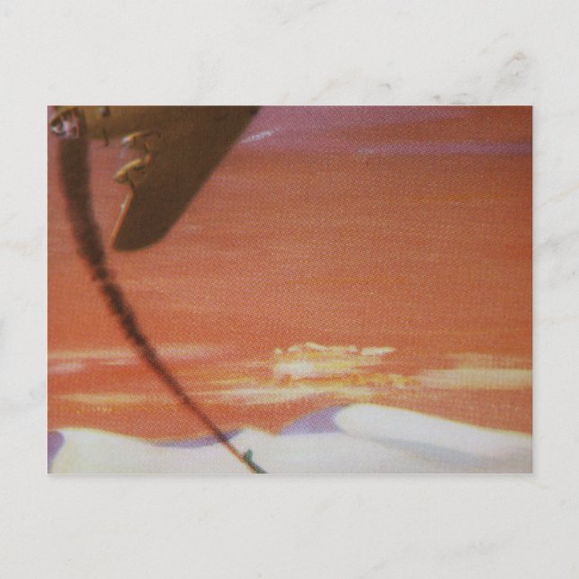 Cartão de Posto para Aeronaves Vintage (Frente)