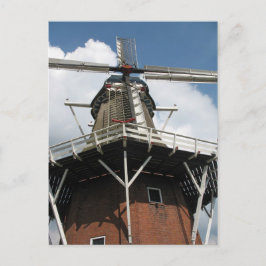 Cartão de Posto para moinhos de vento holandeses