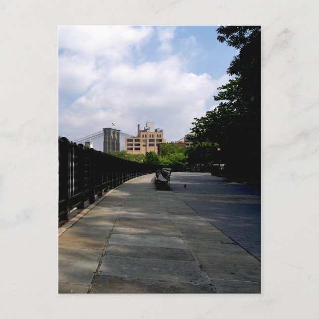 Cartão de Posto Park Bench (Frente)