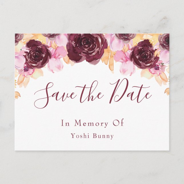 Cartão de Posto Pet Memorial  (Frente)